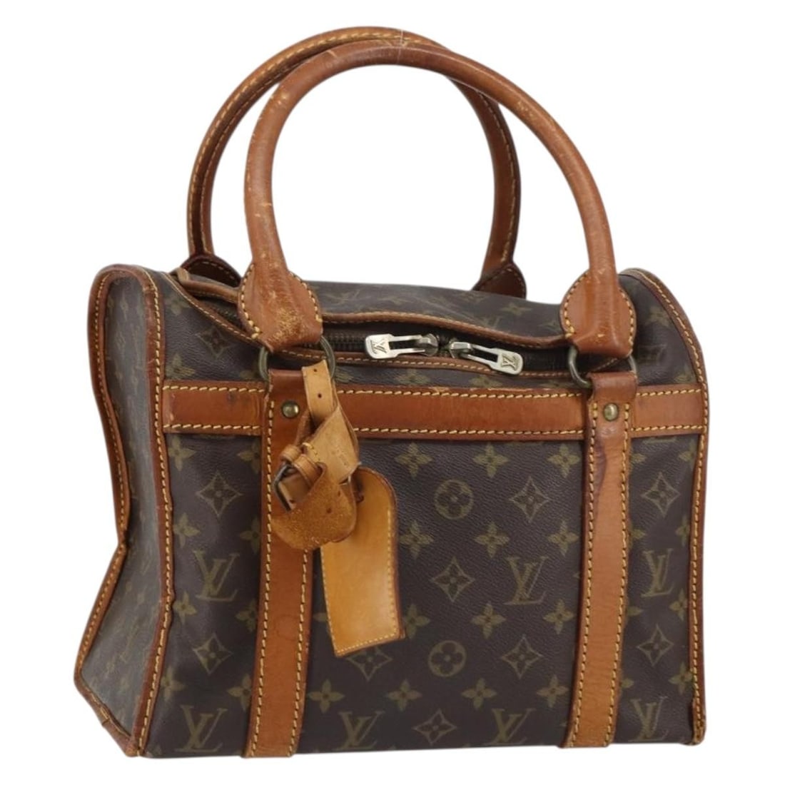 LOUIS VUITTON Monogram Sac Champ 30 Pet Carry Bag M42024 Auth (1 of 18)
