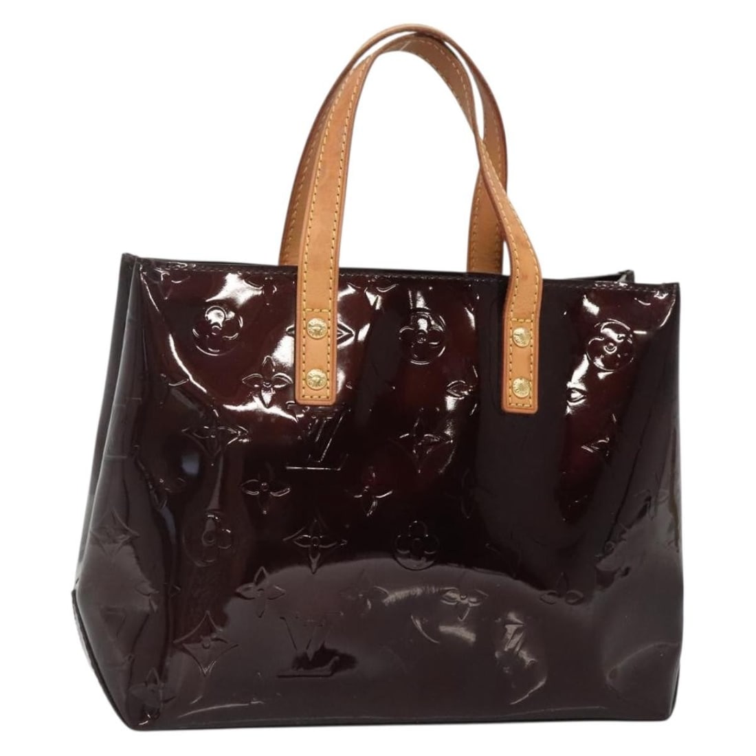 LOUIS VUITTON Monogram Vernis Reade PM Hand Bag Amarante M91993 Authentic Luxury: LOUIS VUITTON Monogram Vernis Reade PM Hand Bag Amarante M91993 Authentic Luxury This authentic LOUIS VUITTON Monogram Vernis Reade PM Hand Bag is crafted from luxurious patent leather in a striking A