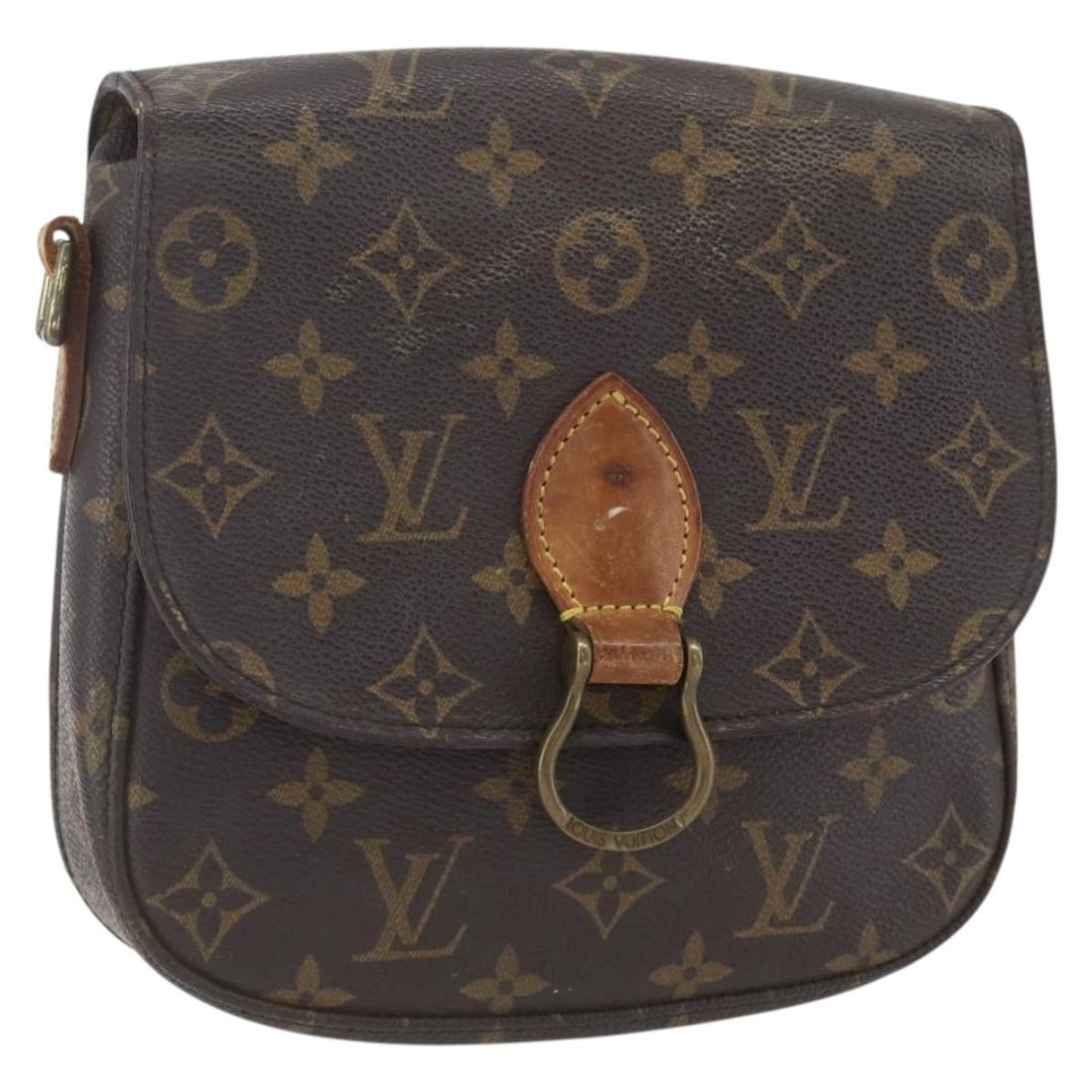 Monogram Canvas Saint Cloud MM Bag M51243 Missing Strap: Monogram Canvas Saint Cloud MM Bag M51243 Missing Strap This is a Louis Vuitton Monogram Saint Cloud MM shoulder bag crafted from signature monogram canvas. The bag is made in France and features a co
