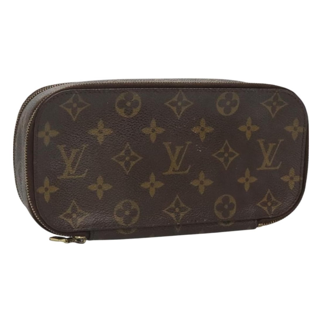 Monogram Canvas Trousse Brush GM Cosmetic Bag by Louis Vuitton M47505: Monogram Canvas Trousse Brush GM Cosmetic Bag by Louis Vuitton M47505 This Louis Vuitton Monogram Trousse Brush GM Cosmetic Pouch features the iconic Monogram Canvas exterior and is designed for organ