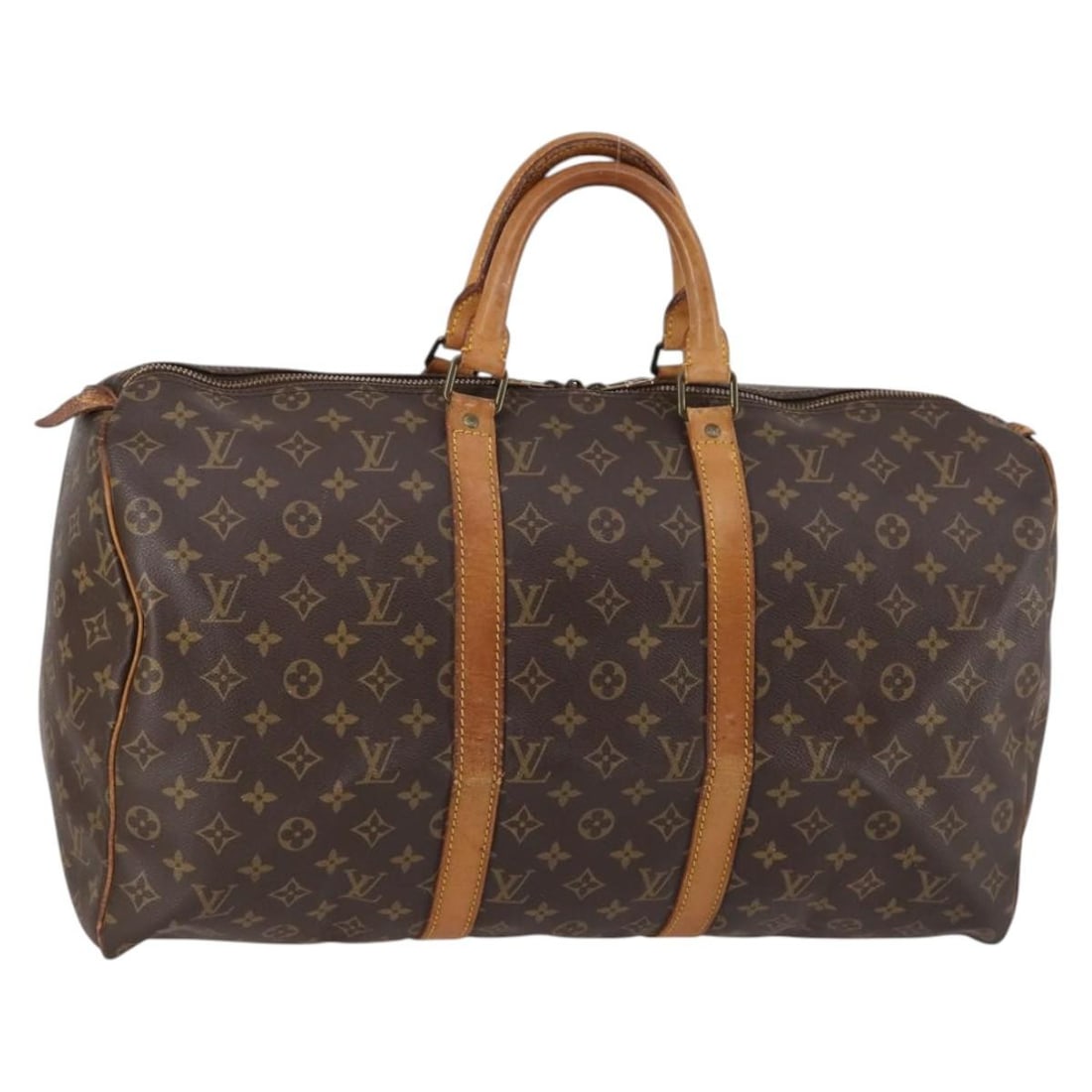Louis Vuitton Monogram Keepall 50 Boston Bag M41426 Auth France (1 of 18)