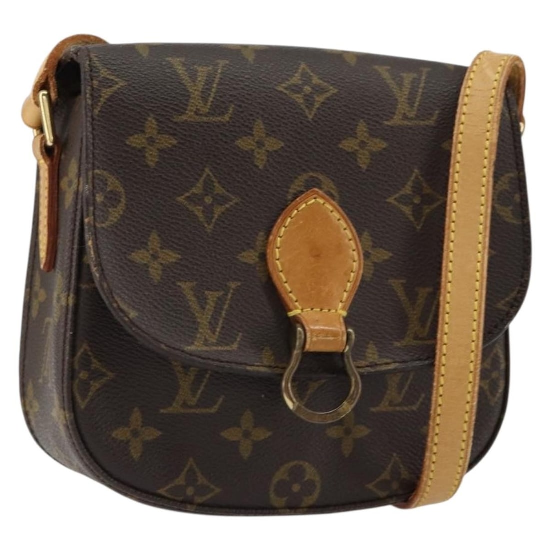 LOUIS VUITTON Monogram Saint Cloud PM Shoulder Bag M51244 Auth (1 of 18)