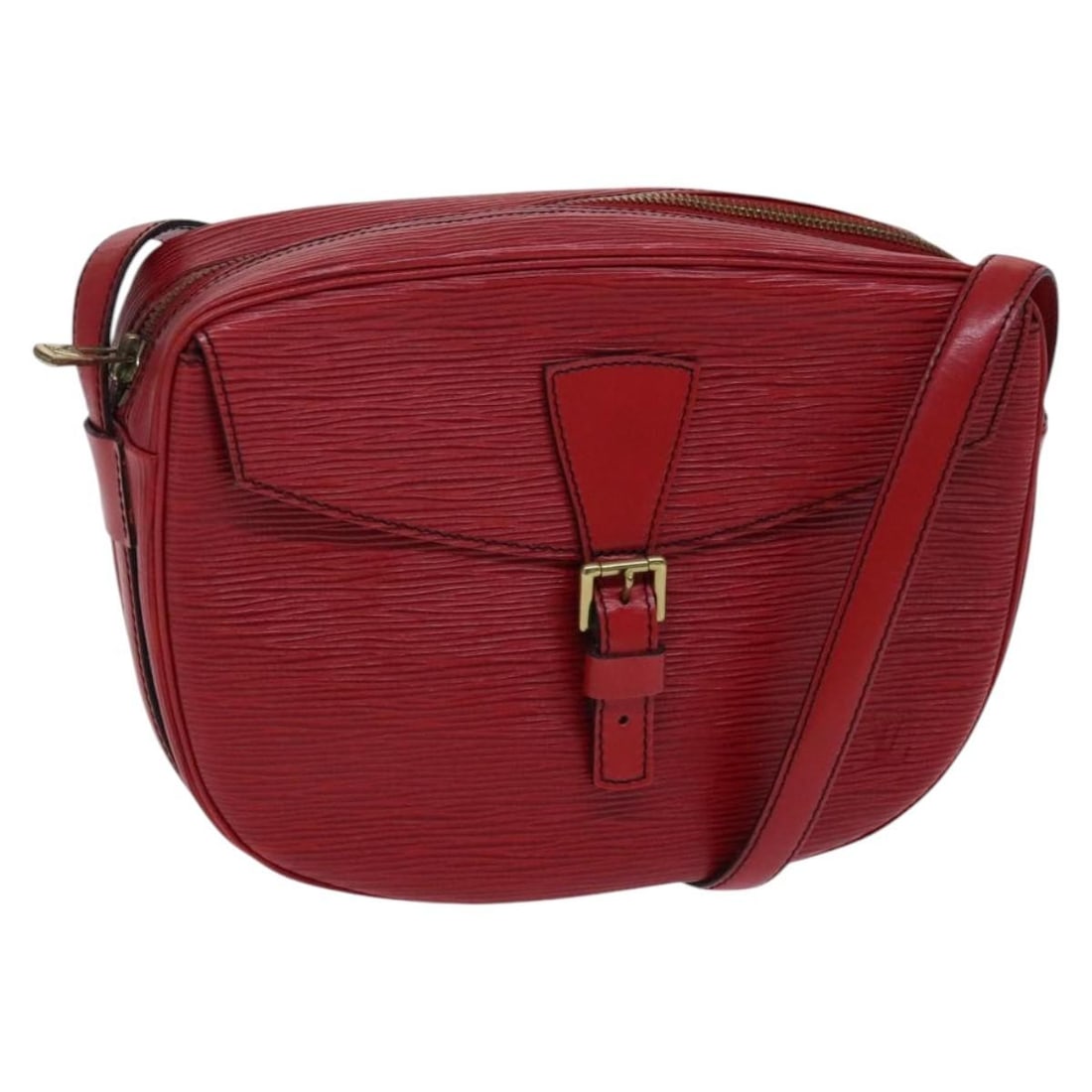 LOUIS VUITTON Epi Jeune Fille MM Shoulder Bag Red M52157 Authentic (1 of 18)