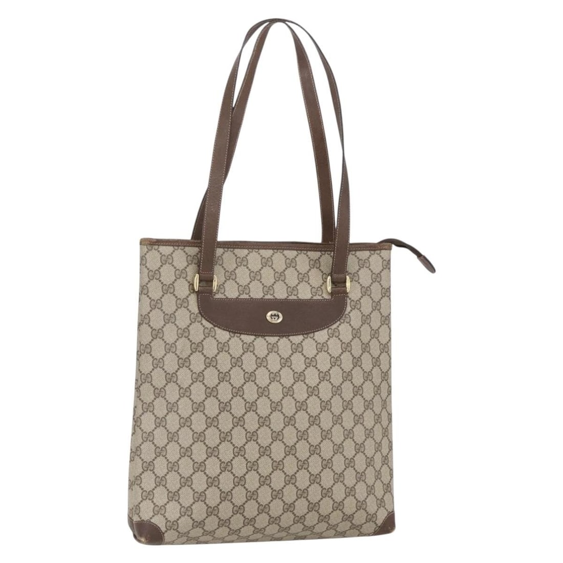 Beige Red GG Supreme Web Sherry Tote by Gucci 89 02 905 PVC Leather: Beige Red GG Supreme Web Sherry Tote by Gucci 89 02 905 PVC Leather This is a Gucci GG Supreme Web Sherry Line tote bag, crafted from beige and red PVC leather with GG canvas accents. Designed in Ital