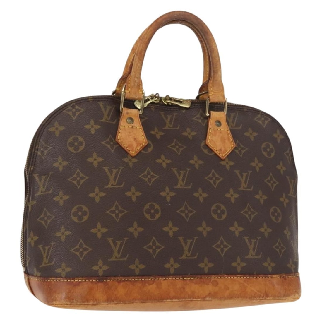 Alma Monogram Canvas Handbag M51130 by Louis Vuitton France: Alma Monogram Canvas Handbag M51130 by Louis Vuitton France This is a Louis Vuitton Monogram Alma handbag crafted from signature monogram canvas. The bag features a structured silhouette with double t