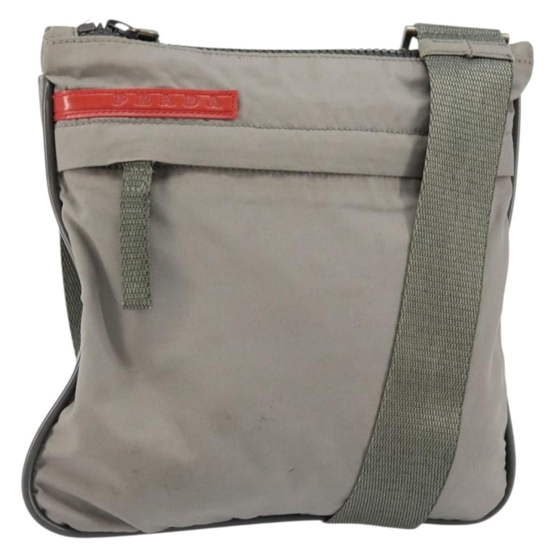 PRADA Gray Nylon Sports Shoulder Bag Authentic Italy (1 of 18)