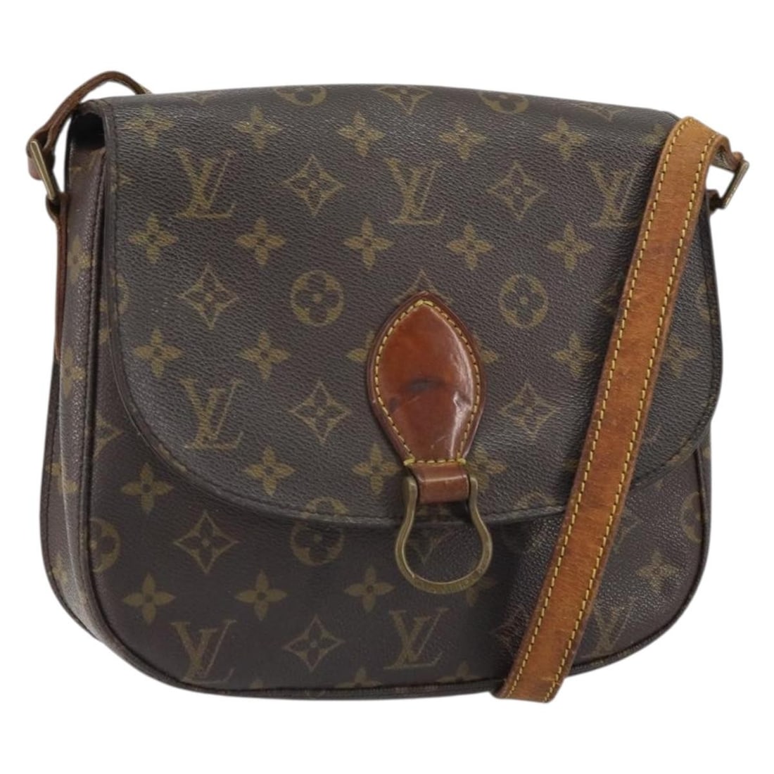 Monogram Canvas Saint Cloud GM Shoulder Bag by Louis Vuitton M51242: Monogram Canvas Saint Cloud GM Shoulder Bag by Louis Vuitton M51242 This is a Louis Vuitton Monogram Saint Cloud GM shoulder bag crafted from monogram canvas. The bag features an adjustable shoulder s