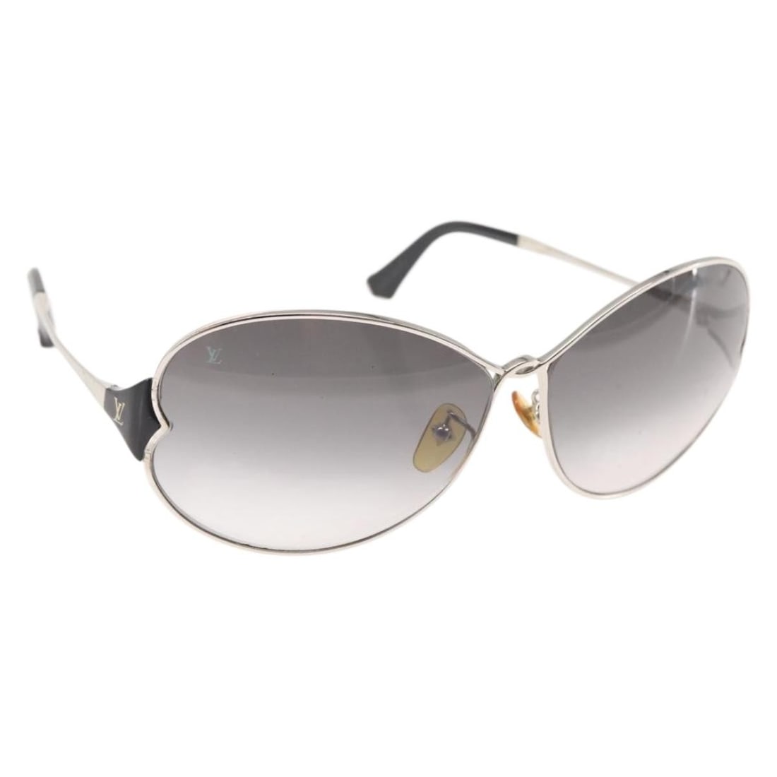 Louis Vuitton Daisy Sunglasses Silver Metal Z0261U Authentic (1 of 13)