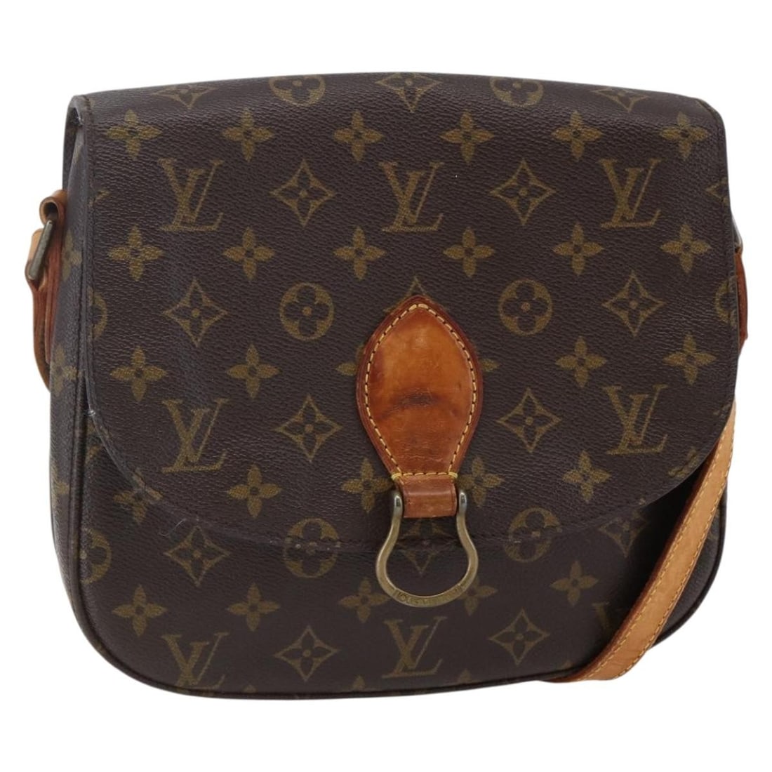 LOUIS VUITTON Monogram Saint Cloud GM Shoulder Bag M51242 Made in France: LOUIS VUITTON Monogram Saint Cloud GM Shoulder Bag M51242 Made in France This Louis Vuitton Monogram Saint Cloud GM Shoulder Bag (Product No.: M51242) is a stylish and functional accessory crafted in