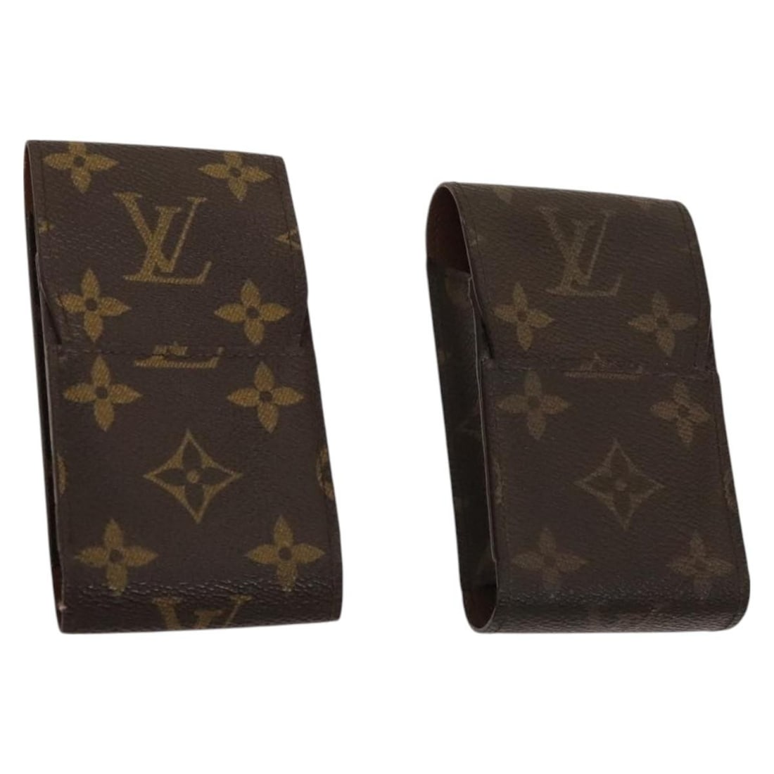 LOUIS VUITTON Monogram Etui Cigarette Case M63024 Authentic 2 Set (1 of 15)