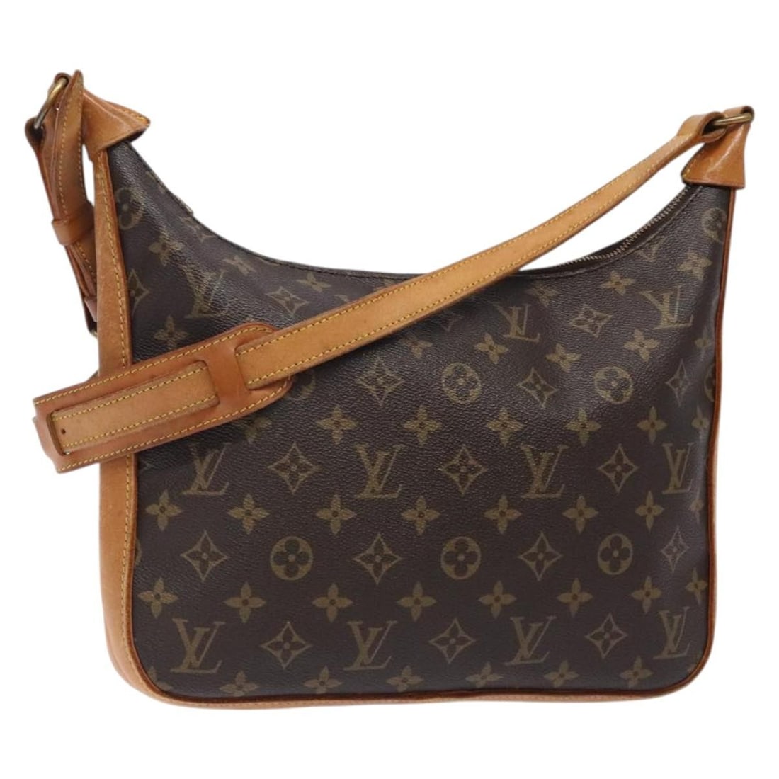 LOUIS VUITTON Monogram Boulogne 30 Shoulder Bag M51265 Vintage Auth (1 of 18)