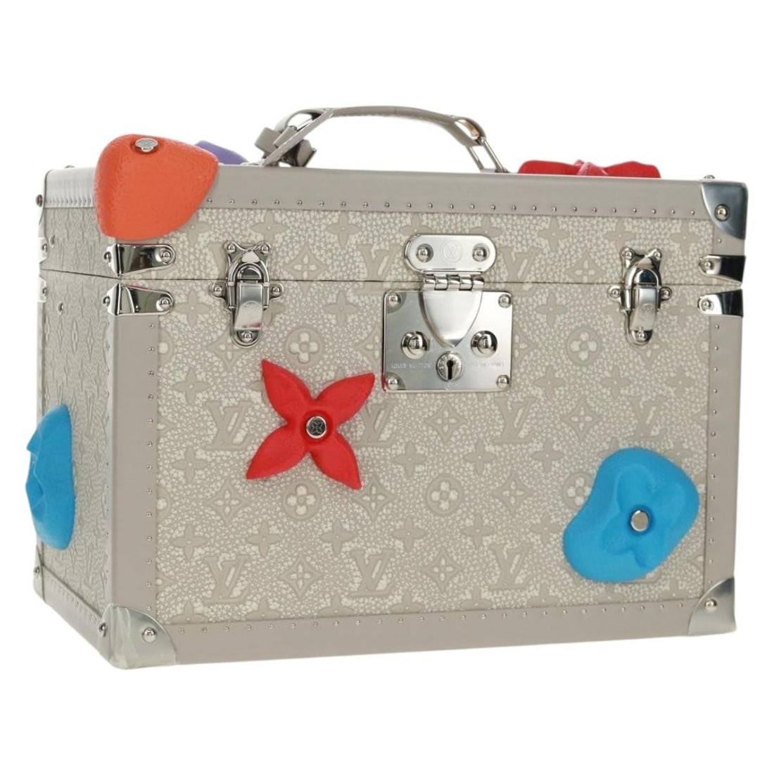 Monogram Canvas Climbing Toolbox Jewelry Trunk M20594 by Louis Vuitton: Monogram Canvas Climbing Toolbox Jewelry Trunk M20594 by Louis Vuitton This is a Louis Vuitton Monogram Climbing Toolbox Trunk Jewelry Box, model M20594, crafted from gray monogram canvas. The jewelry