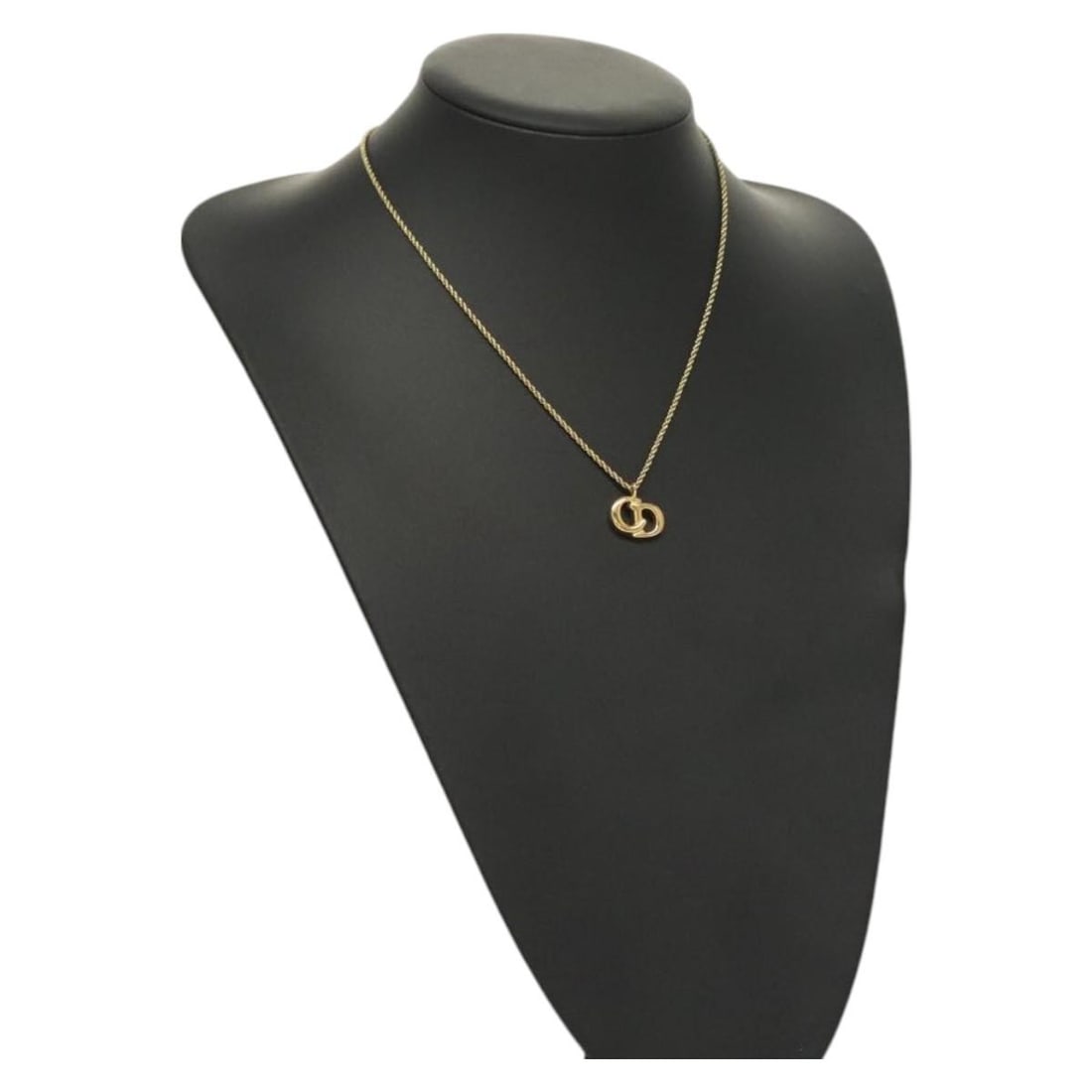 Christian Dior Gold Tone Necklace Metal Auth 125871 (1 of 15)