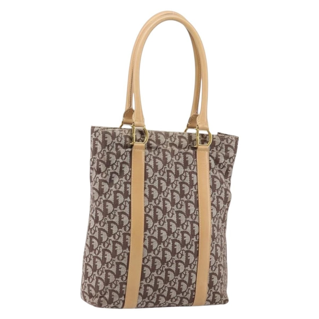 Christian Dior Trotter Canvas Tote Bag Gold Beige Made in Italy: Christian Dior Trotter Canvas Tote Bag Gold Beige Made in Italy This Christian Dior Trotter Canvas Tote Bag is a stylish accessory featuring a luxurious gold and beige color scheme. Crafted from Trott