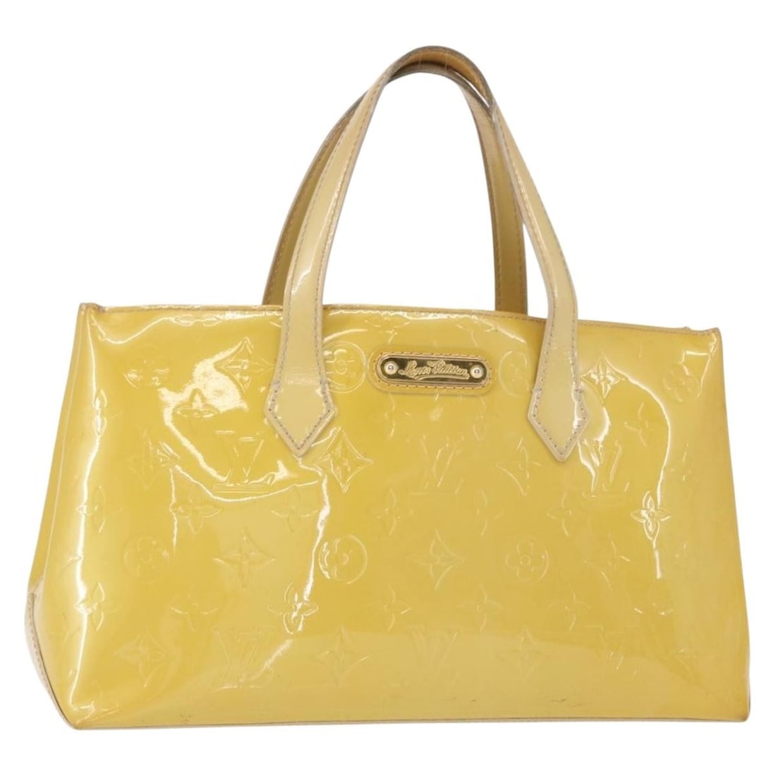 LOUIS VUITTON Monogram Vernis Wilshire PM Handbag Jone Passion M91725 Auth (1 of 18)