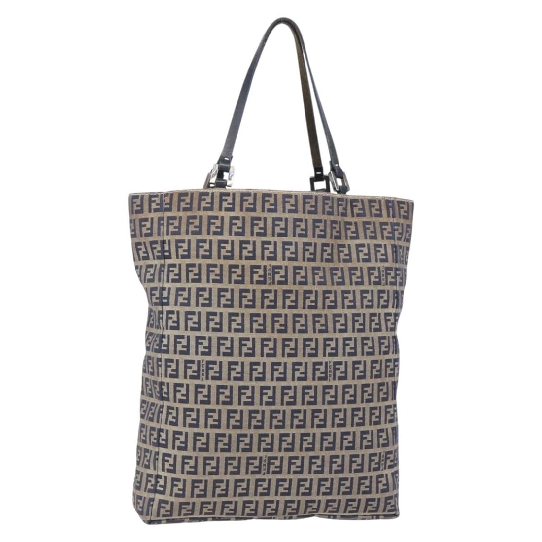 FENDI Zucchino Canvas Tote Bag Navy Silver Authentic Italy: FENDI Zucchino Canvas Tote Bag Navy Silver Authentic Italy This authentic FENDI Zucchino Canvas Tote Bag combines style and functionality. Crafted in Italy, this tote features a distinctive navy and s