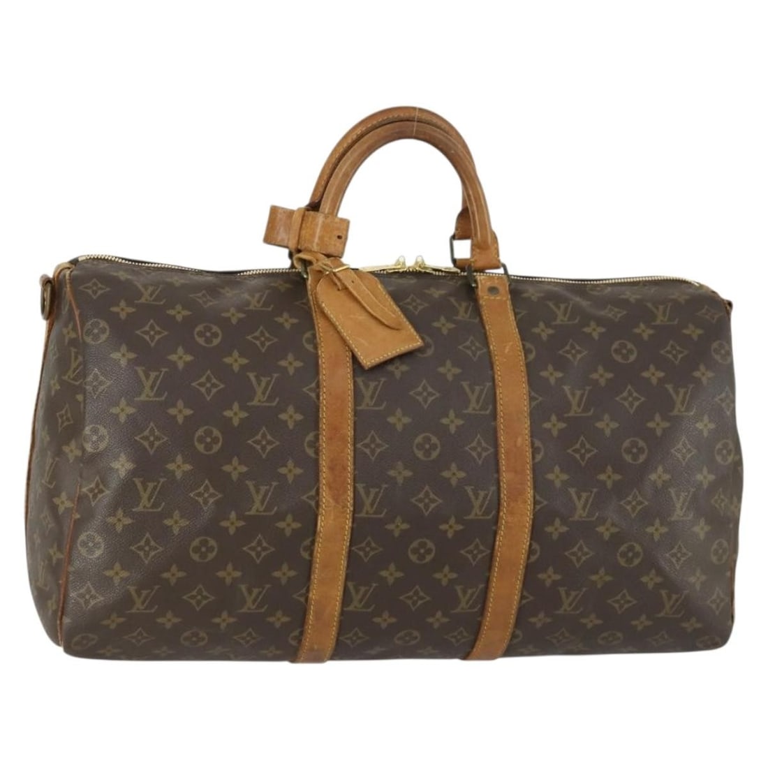 Louis Vuitton Keepall Bandouliere 50 Monogram Canvas Boston Bag M41416 France: Louis Vuitton Keepall Bandouliere 50 Monogram Canvas Boston Bag M41416 France This Louis Vuitton Monogram Keepall Bandouliere 50 Boston Bag features the iconic monogram canvas in a classic Boston bag