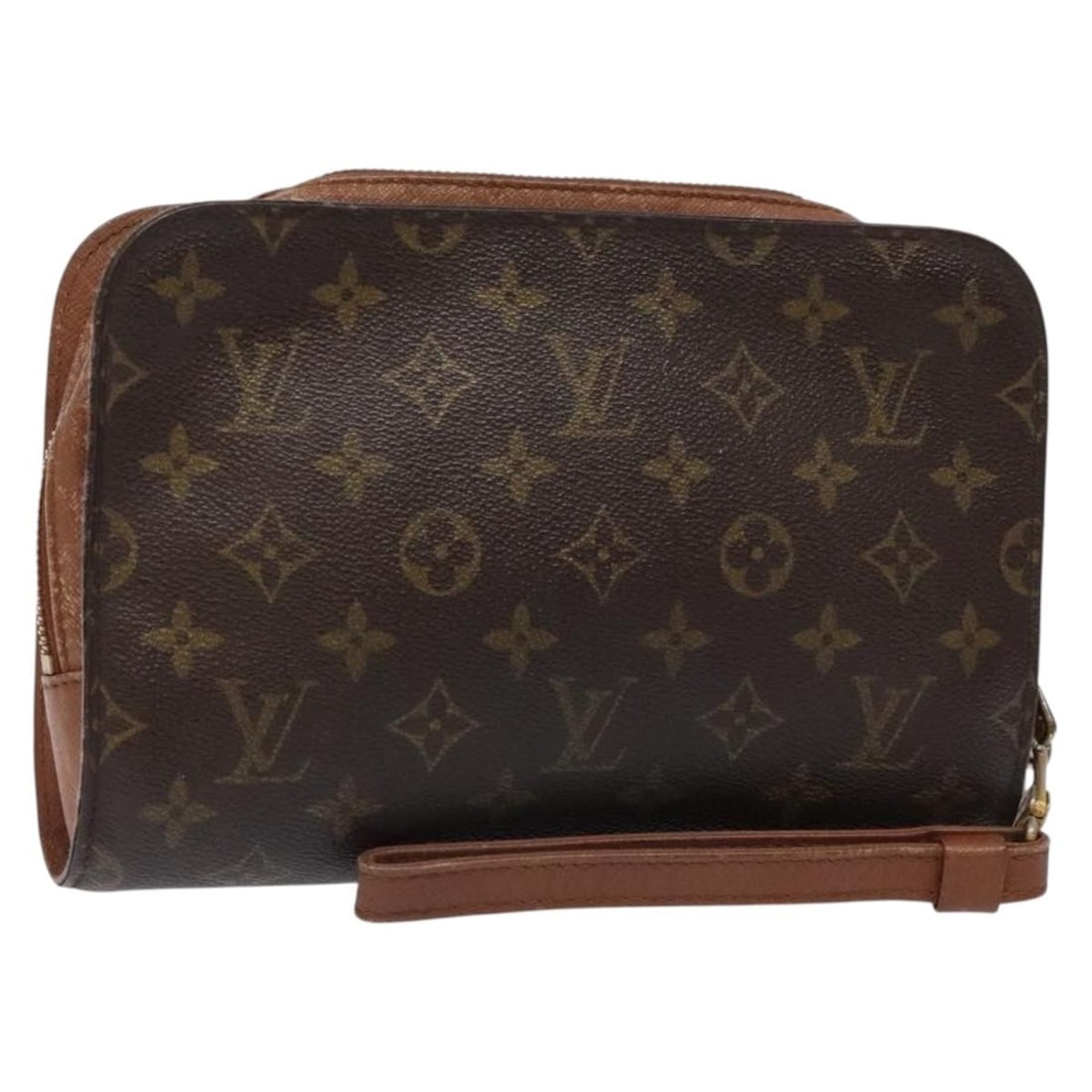 LOUIS VUITTON Monogram Orsay Clutch Bag M51790 Auth France (1 of 18)