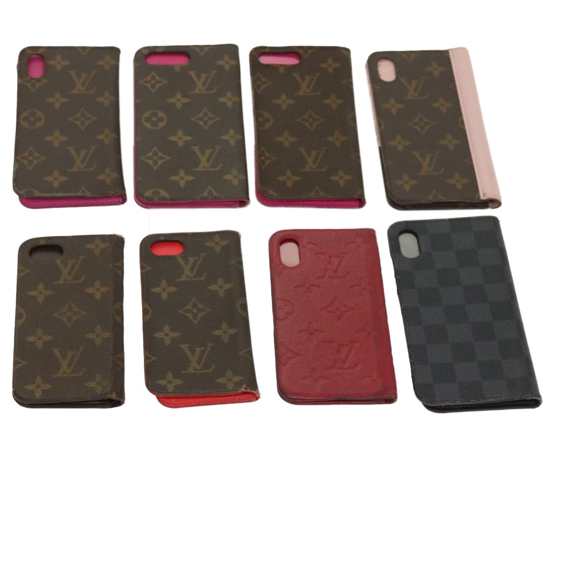 Authentic Louis Vuitton Damier Graphite Red iPhone Case 8 (1 of 18)