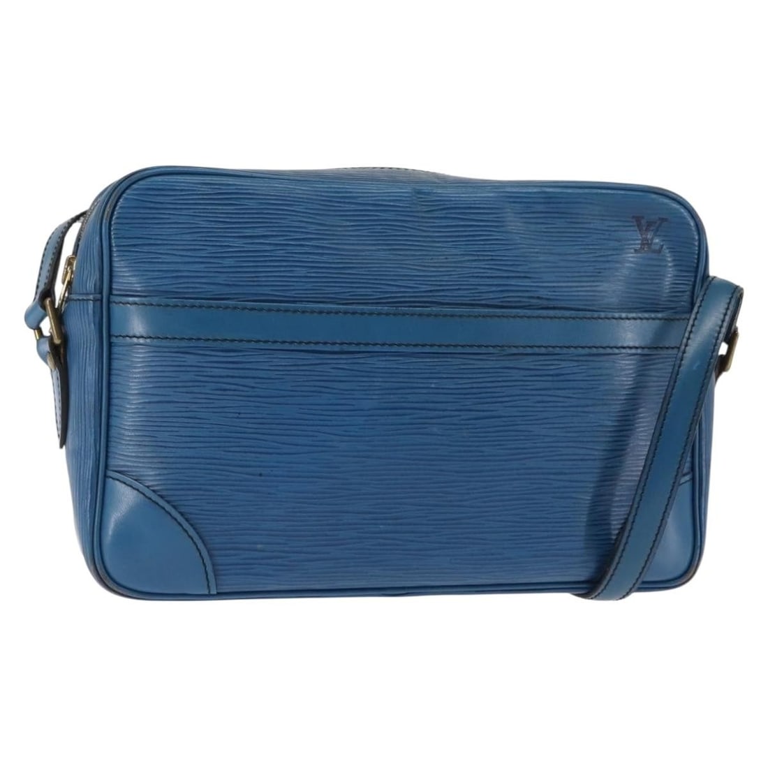 Authentic Louis Vuitton Epi Trocadero 27 Blue Shoulder Bag M52315 (1 of 18)