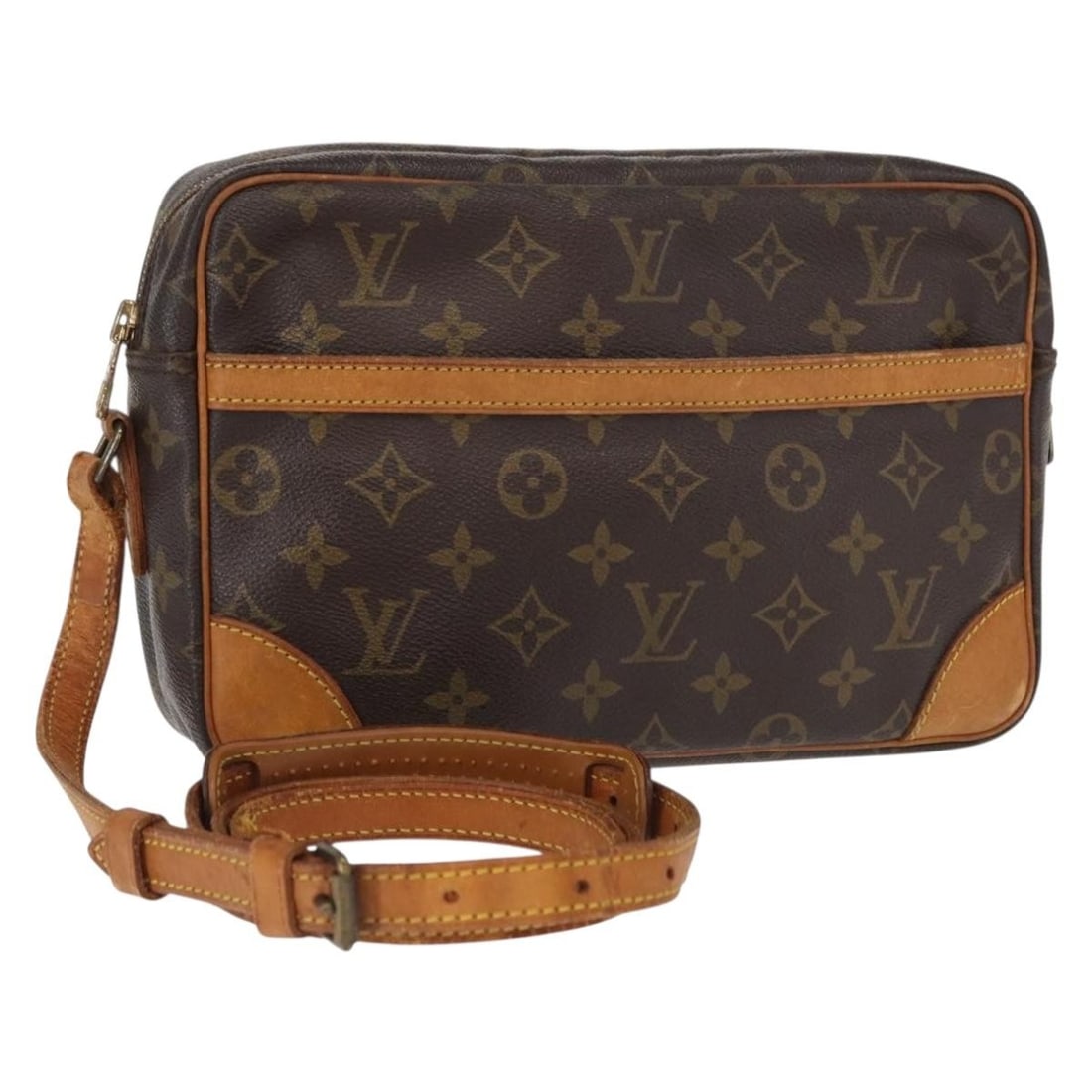 LOUIS VUITTON Monogram Trocadero 27 Shoulder Bag M51274 Auth (1 of 18)