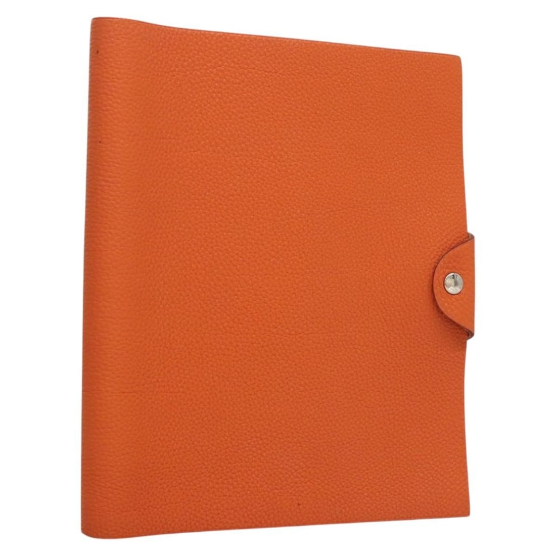 HERMES Yuris MM Orange Leather Note Cover Made in France (1 of 18)