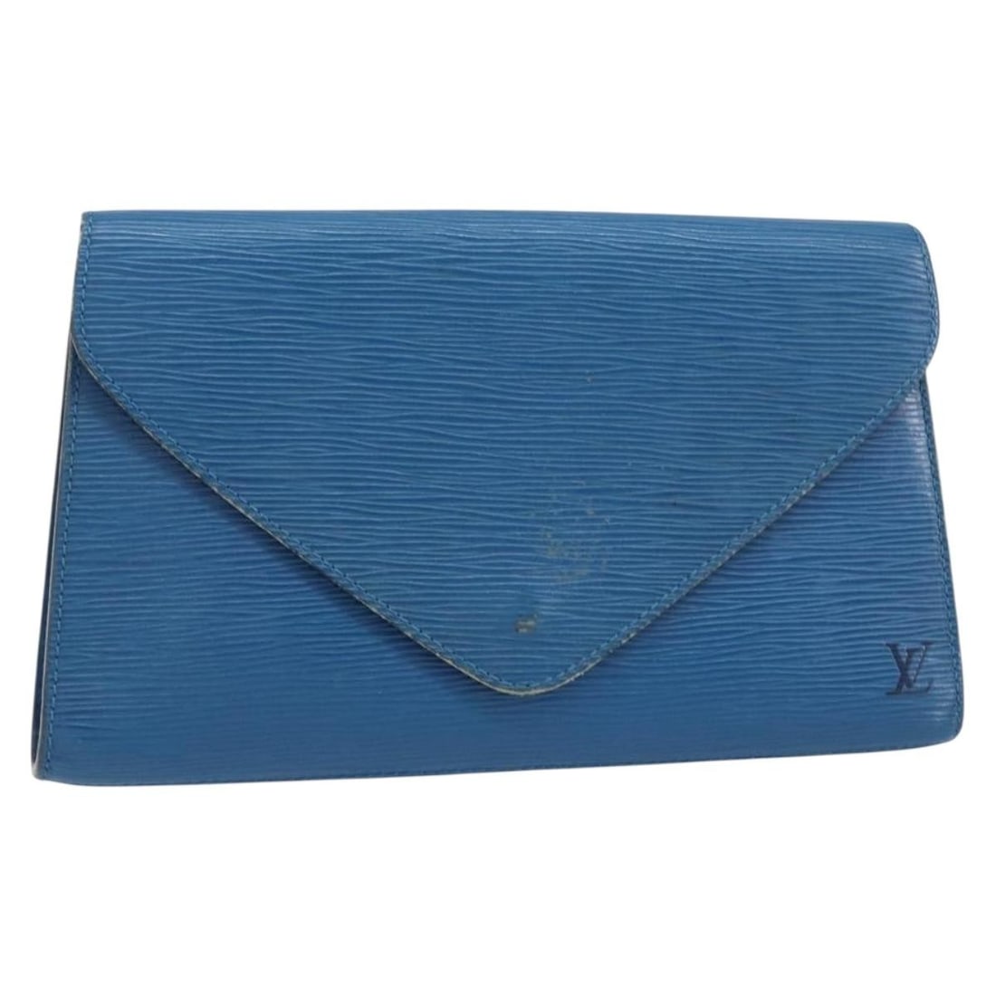 LOUIS VUITTON Epi Art Deco Clutch Bag Blue M52635 Authentic France: LOUIS VUITTON Epi Art Deco Clutch Bag Blue M52635 Authentic France The LOUIS VUITTON Epi Art Deco Clutch Bag is an exquisite accessory that showcases the brand's iconic craftsmanship. Crafted in Franc