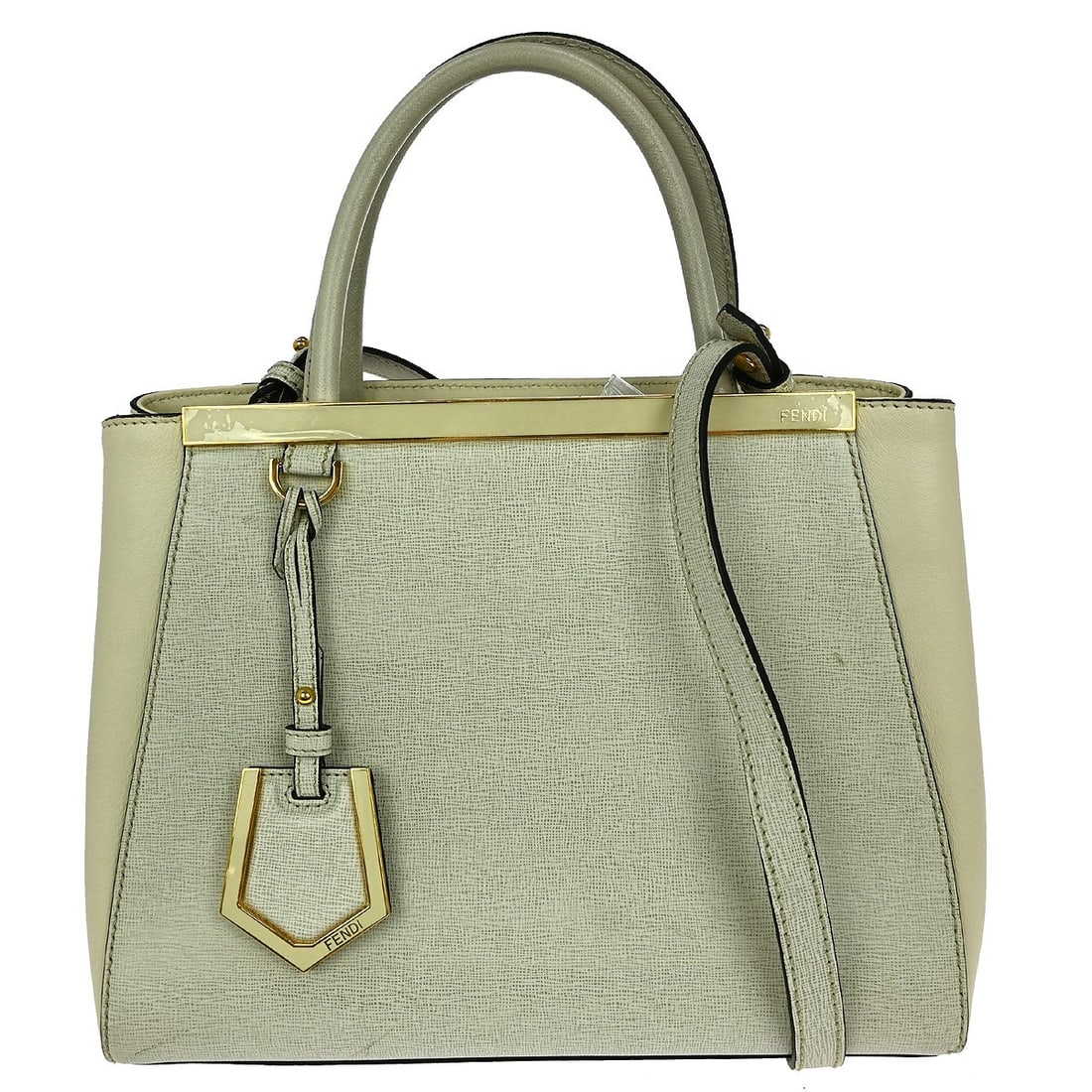 Fendi 8BH253.D7E Gray Leather Shoulder Bag with Two Carrying Options: Fendi 8BH253.D7E Gray Leather Shoulder Bag with Two Carrying Options Introducing the Fendi Gray 2Way Handbag (Model: 8BH253.D7E 148-010). This stylish medium-sized handbag features a durable leather e