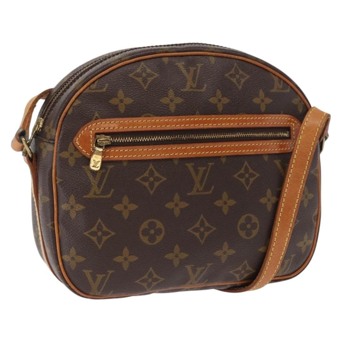 Louis Vuitton Senlis Monogram Canvas Shoulder Bag M51222 France: Louis Vuitton Senlis Monogram Canvas Shoulder Bag M51222 France This LOUIS VUITTON Senlis shoulder bag features the brand's signature Monogram canvas exterior in a classic brown pattern. The bag is de