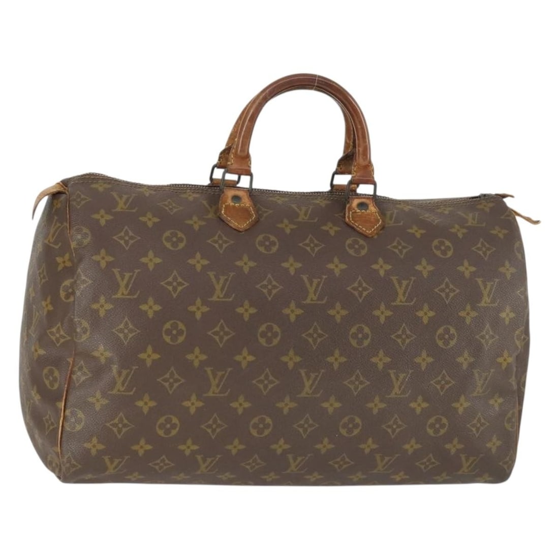 Louis Vuitton Speedy 40 Monogram Canvas Handbag M41522 France: Louis Vuitton Speedy 40 Monogram Canvas Handbag M41522 France This is a Louis Vuitton Monogram Speedy 40 handbag crafted from monogram canvas. The bag features a spacious interior, classic monogram pa