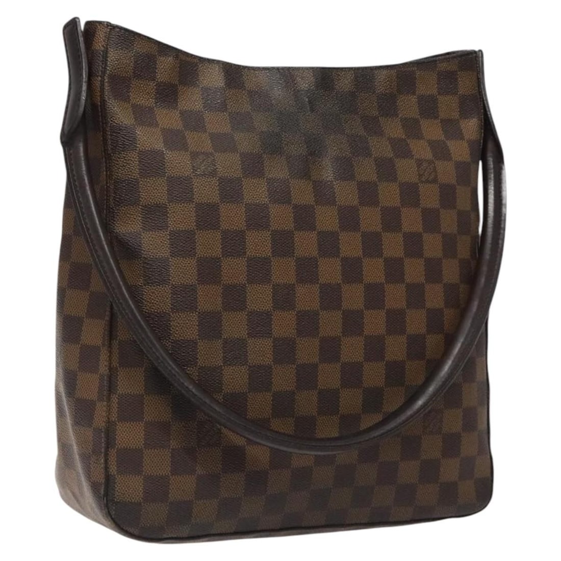 Louis Vuitton Damier Ebene Looping GM Shoulder Bag N51144 Auth (1 of 18)