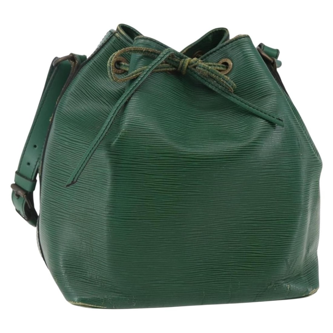 LOUIS VUITTON Epi Petit Noe Green Shoulder Bag M44104 Auth (1 of 18)