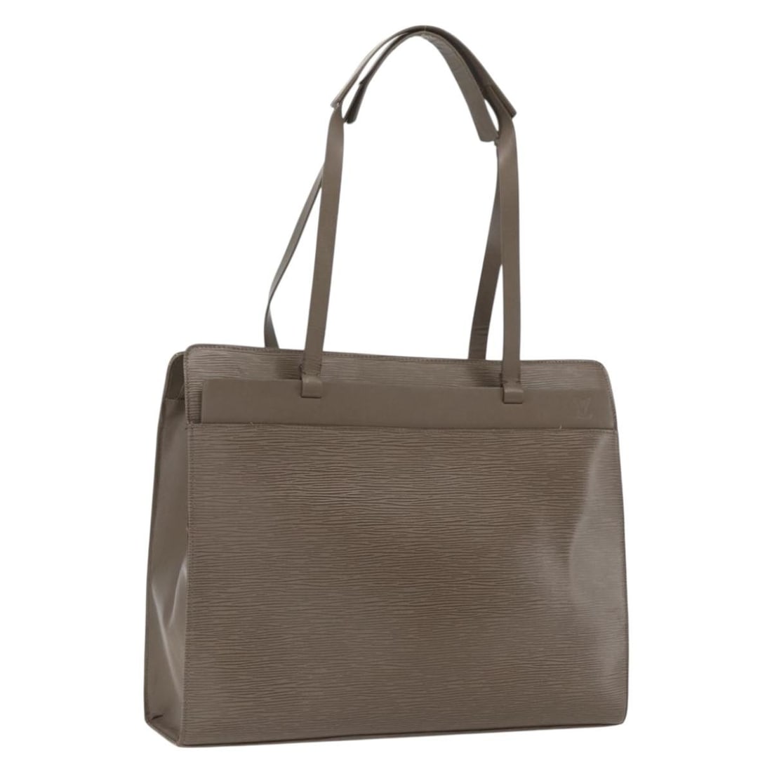 Epi Leather Croisette PM Tote in Gray Pepper by Louis Vuitton M5249C: Epi Leather Croisette PM Tote in Gray Pepper by Louis Vuitton M5249C This Louis Vuitton Epi Croisette PM Tote Bag features a gray pepper color in durable Epi leather. The bag is crafted in Spain and i