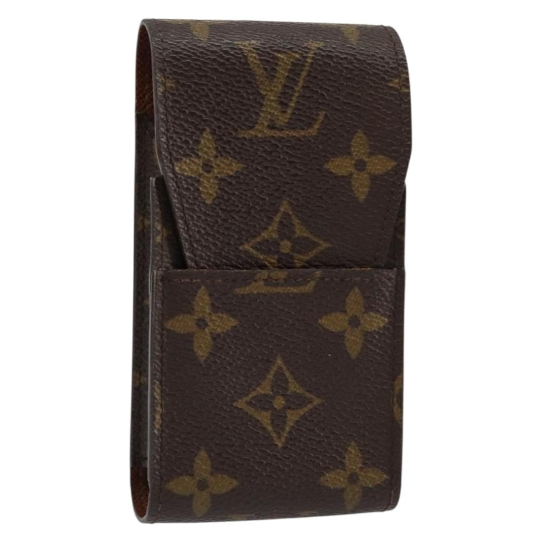 LOUIS VUITTON Monogram Cigarette Case M63024 Auth France (1 of 18)