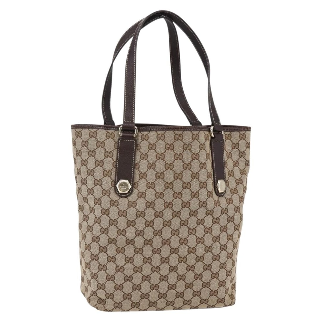 Beige Gold GG Canvas Gucci Tote Bag Model 153009 Made in Italy (1 of 18)