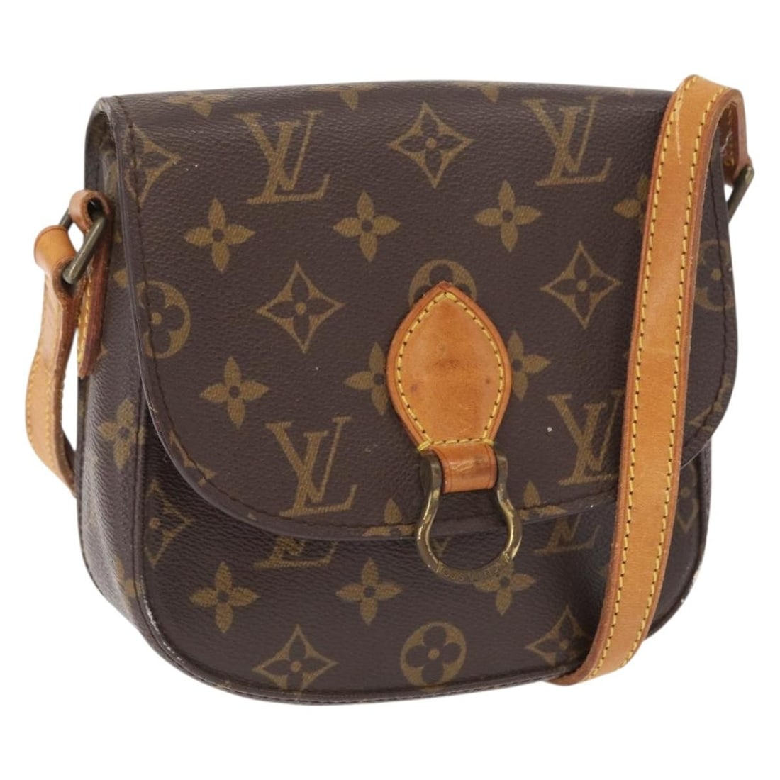 Monogram Canvas Saint Cloud PM Shoulder Bag by Louis Vuitton M51244: Monogram Canvas Saint Cloud PM Shoulder Bag by Louis Vuitton M51244 This Louis Vuitton Monogram Saint Cloud PM is a classic shoulder bag crafted from the signature Monogram canvas. The bag features an
