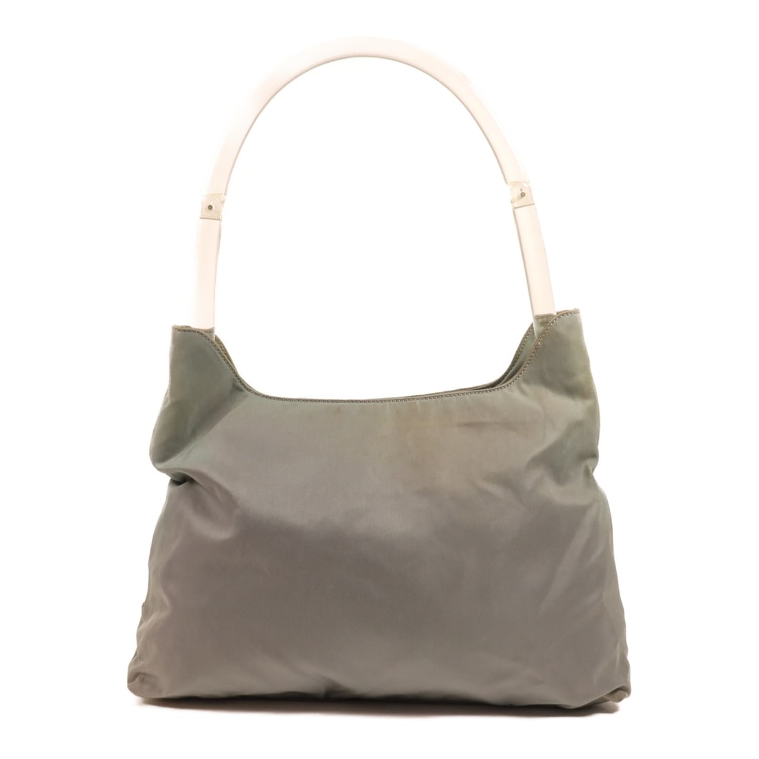 PRADA Nylon Handbag B8837 Green Italy Crafted (1 of 18)