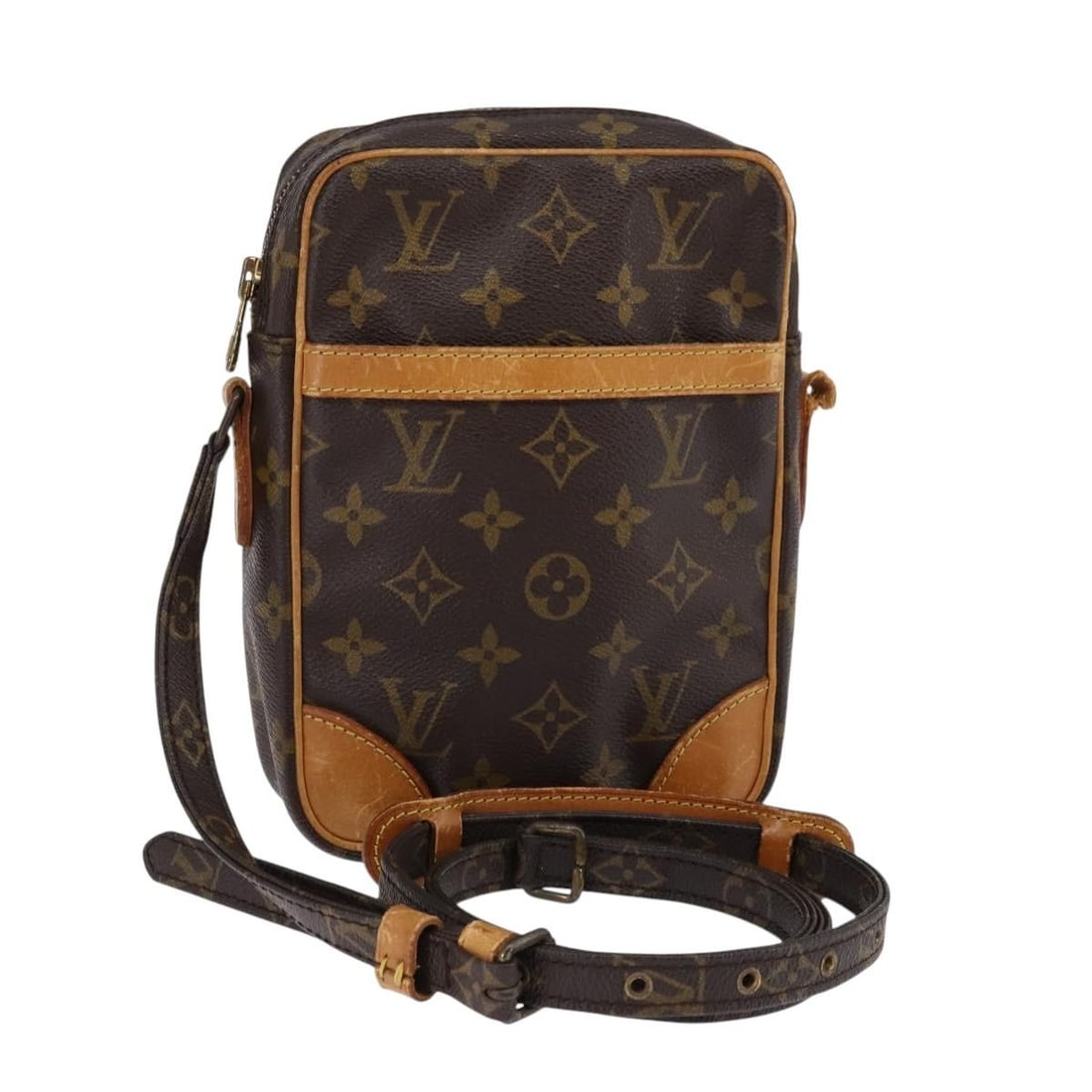 LOUIS VUITTON Monogram Danube Shoulder Bag M45266 Auth France (1 of 18)
