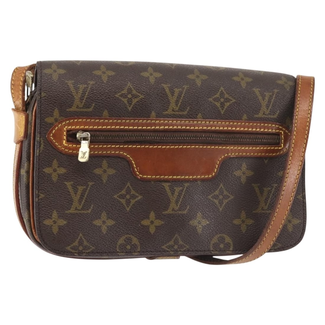 LOUIS VUITTON Monogram Saint Germain Shoulder Bag M51210 Auth (1 of 18)
