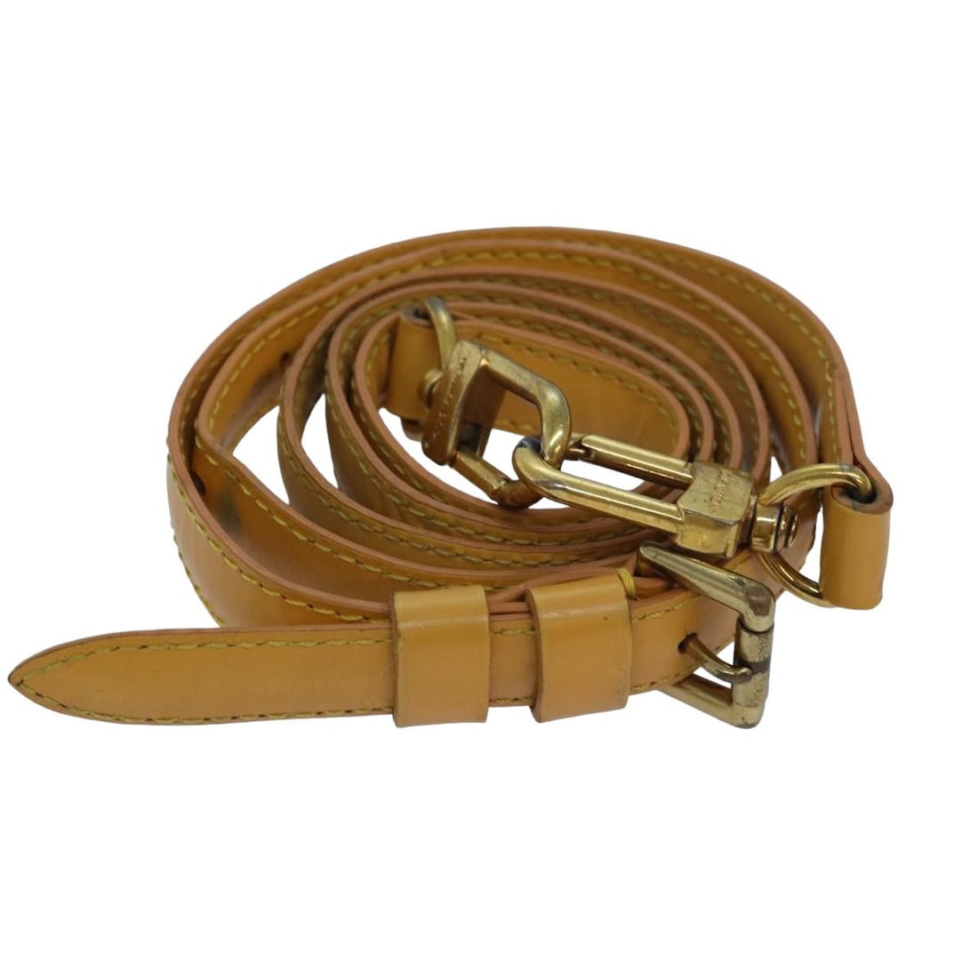 Louis Vuitton Epi Leather Adjustable Shoulder Strap Yellow 37.4-44.5 Inches: Louis Vuitton Epi Leather Adjustable Shoulder Strap Yellow 37.4-44.5 Inches This adjustable shoulder strap from Louis Vuitton is crafted from durable Epi leather in a vibrant yellow hue. Designed for