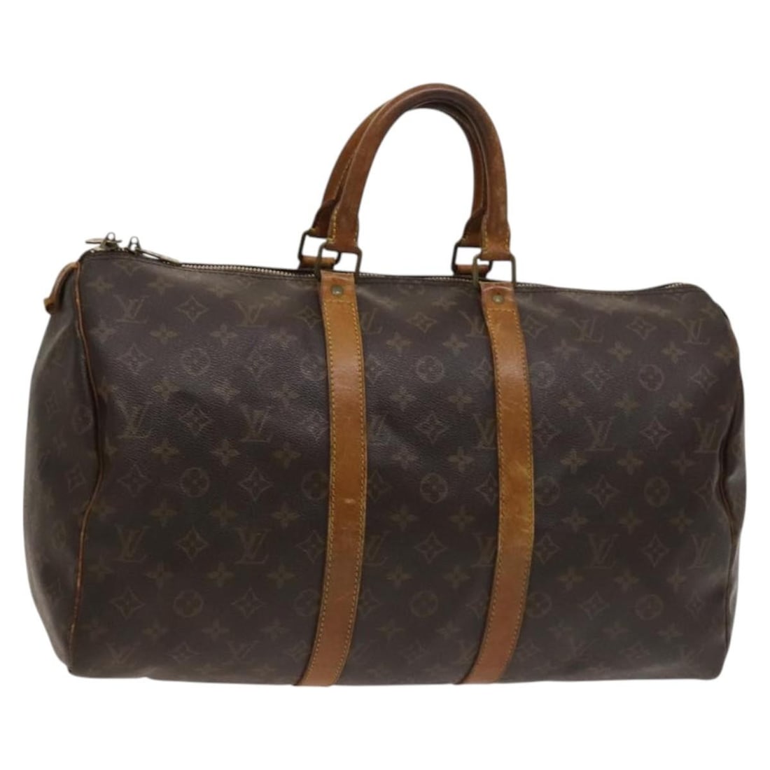 LOUIS VUITTON Monogram Keepall 45 Boston Bag M41428 Auth France (1 of 18)