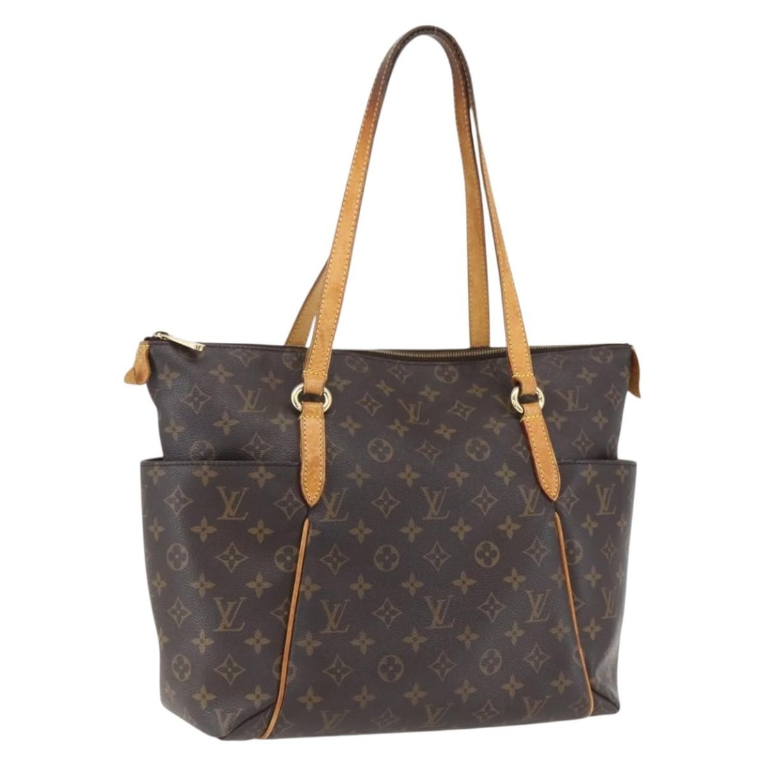 Louis Vuitton Totally MM Monogram Canvas Shoulder Tote Bag M56689: Louis Vuitton Totally MM Monogram Canvas Shoulder Tote Bag M56689 This Louis Vuitton Monogram Totally MM Tote Bag features the iconic monogram canvas exterior with a spacious interior, ideal for every