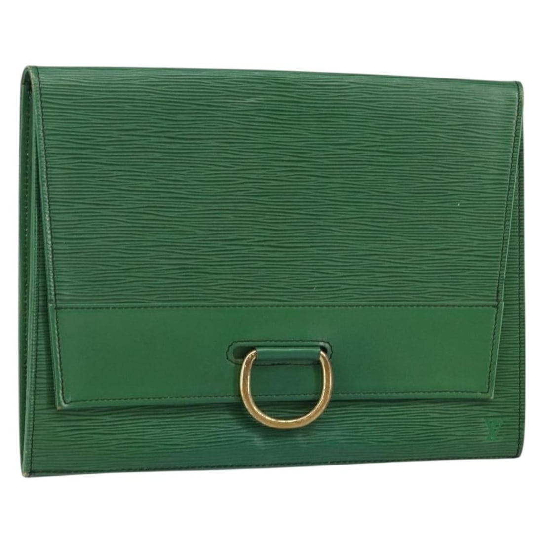 Authentic Louis Vuitton Epi Jena Clutch Bag Green M52724 (1 of 18)