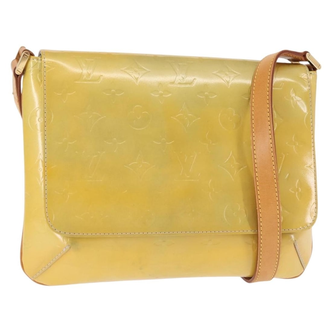 LOUIS VUITTON Monogram Vernis Thompson Street Bag Gris M91008 Shoulder Bag: LOUIS VUITTON Monogram Vernis Thompson Street Bag Gris M91008 Shoulder Bag This elegant Louis Vuitton Monogram Vernis Thompson Street Bag in Gris is a stunning addition to any collection. Crafted in F