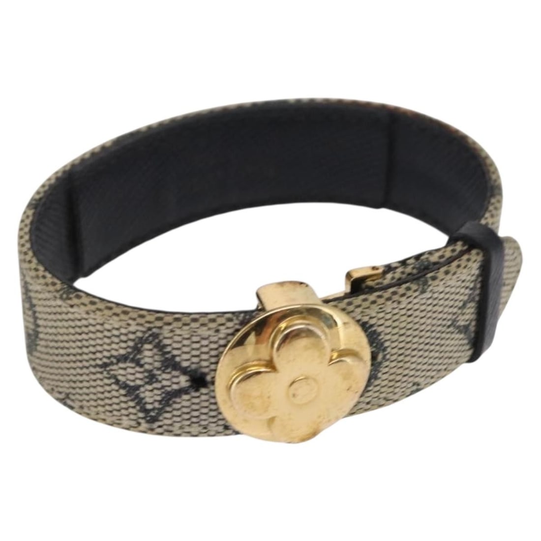 Blue Monogram Mini Canvas Goodluck Bracelet by Louis Vuitton M64540 (1 of 11)