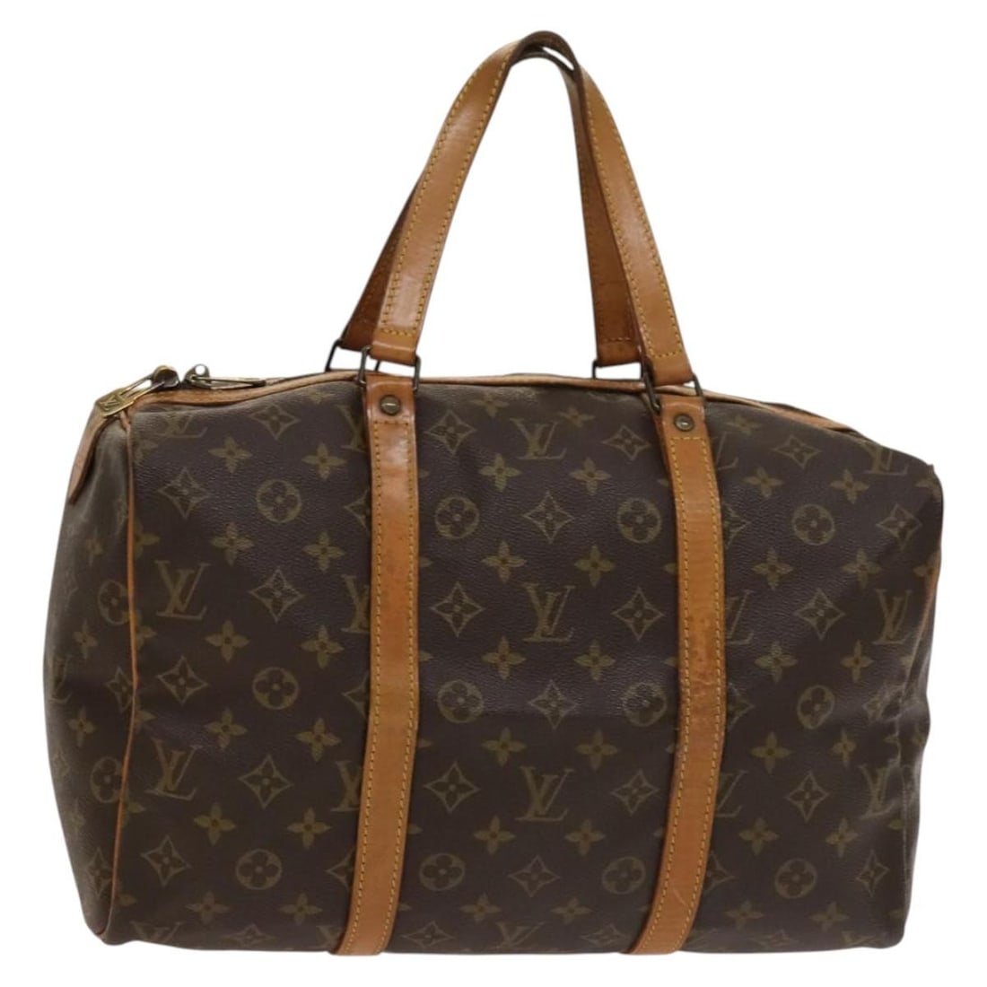 LOUIS VUITTON Monogram Sac Souple 35 Boston Bag M41626 Authentic (1 of 18)