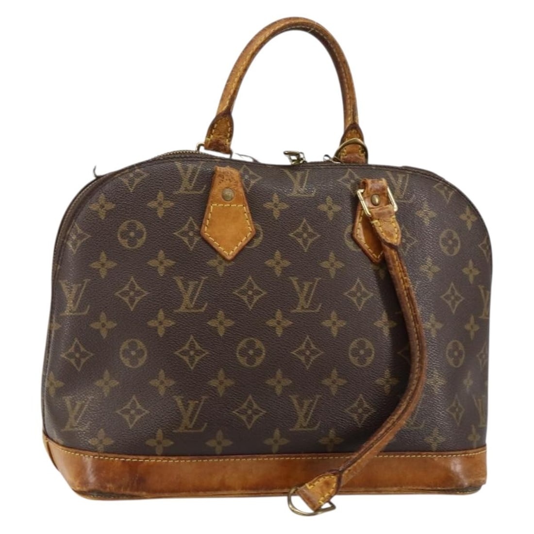 LOUIS VUITTON Monogram Alma Hand Bag M51130 Auth France (1 of 18)