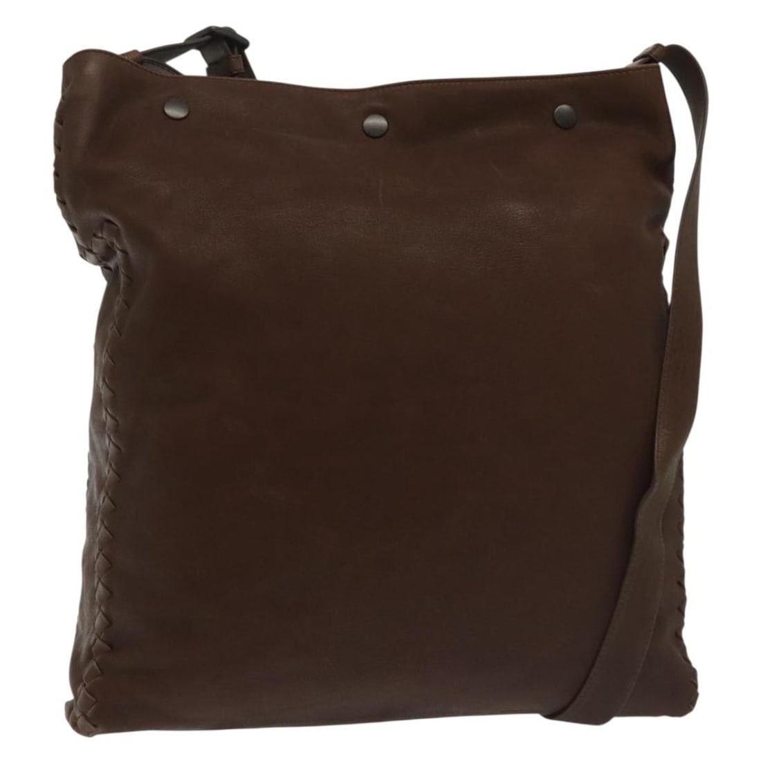 Bottega Veneta Brown Leather Shoulder Bag Made in Italy (1 of 18)