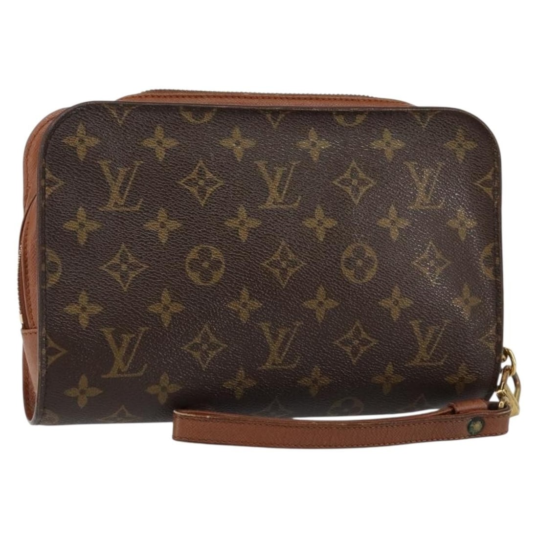 LOUIS VUITTON Monogram Orsay Clutch Bag M51790 Authentic France: LOUIS VUITTON Monogram Orsay Clutch Bag M51790 Authentic France The LOUIS VUITTON Monogram Orsay Clutch Bag is a stunning example of luxury craftsmanship, made in France. This stylish clutch is crafte