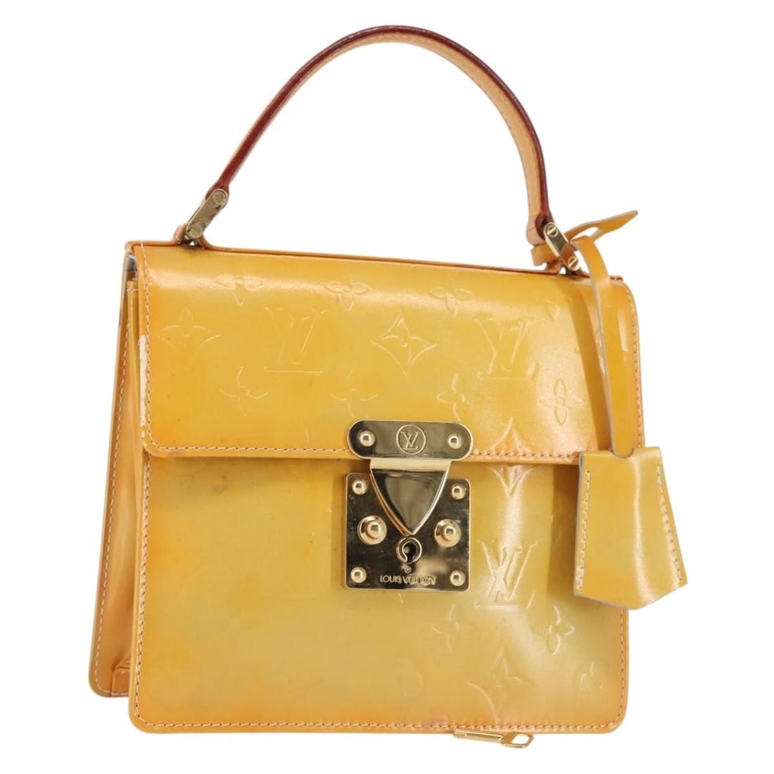 Louis Vuitton Monogram Vernis Spring Street Hand Bag Gris M91029 Auth: Louis Vuitton Monogram Vernis Spring Street Hand Bag Gris M91029 Auth Introducing the LOUIS VUITTON Monogram Vernis Spring Street Hand Bag in Gris, a luxurious accessory that embodies elegance and sty